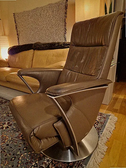 Relaxsessel Leder von Contur Bzw. Musterring NP 4500€ bei Höffner