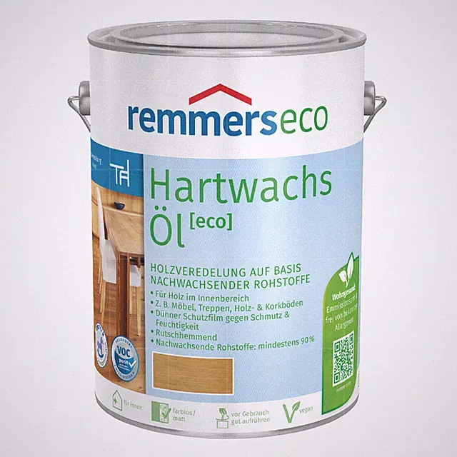Remmers ECO Hartwachs-Öl 375ml Bodenöl Möbelöl Hartwachsöl Holzöl FARBWAHL