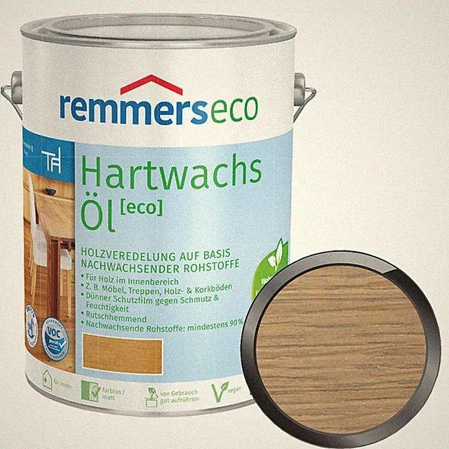 REMMERS ECO Hartwachs-Öl Bodenöl Möbel-Öl Hartwachs-Öl Holz-Öl FARBWAHL 0.75L