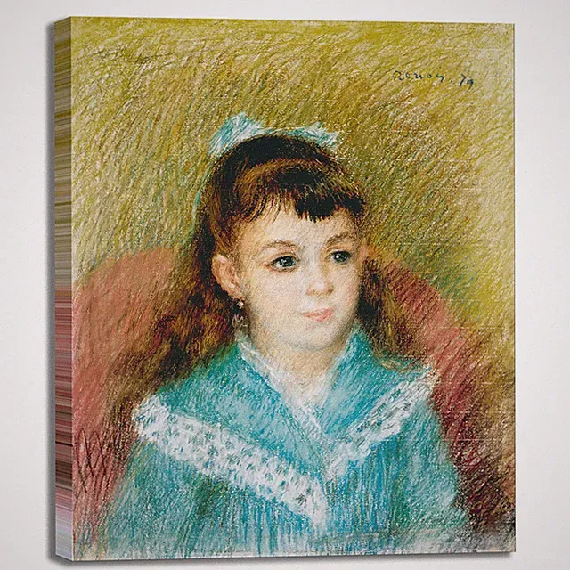 Renoir Elisabeth Maitre Design Bild Druck Leinwand Gemälde Rahmen Wohnkultur