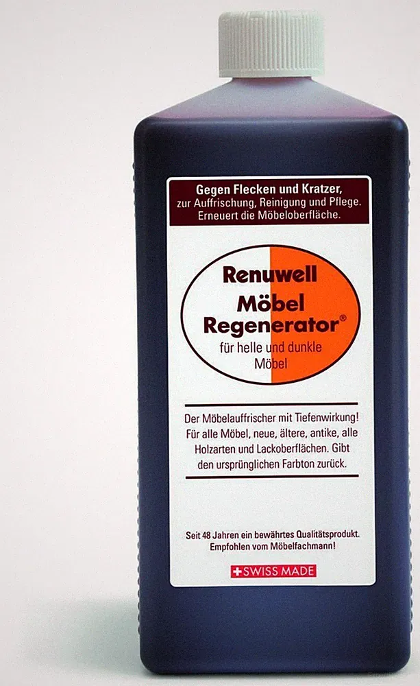 Renuwell REGENERATOR Möbel Politur massiv Holz Pflege Eiche Möbelpflege 1000 ml