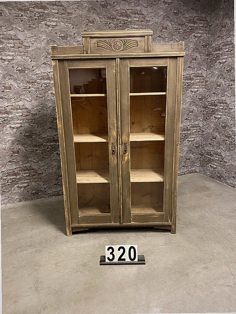 Retro schrank/vitrine/glasschrank shabby chic nr.320