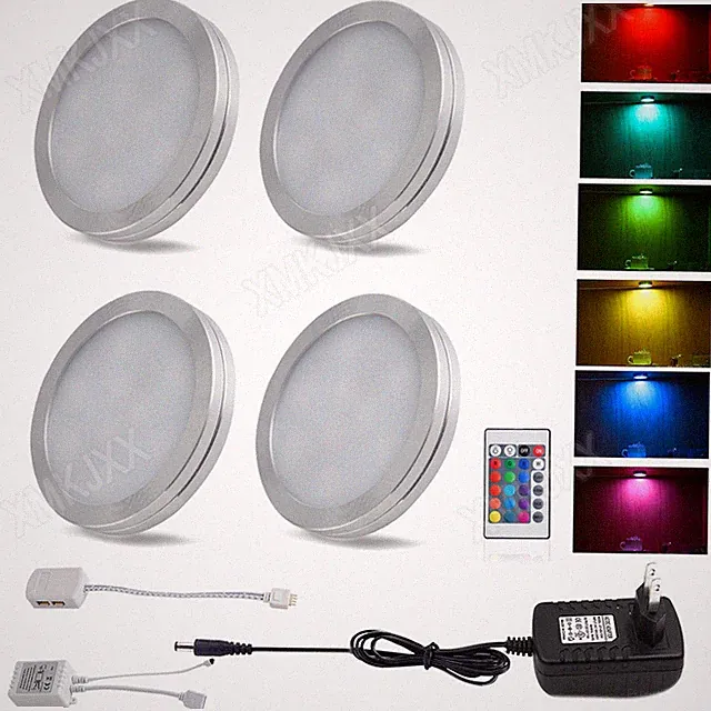 RGB LED Unterbauleuchte Vitrinenbeleuchtung Möbel Regalbeleuchtung Schrank Küche