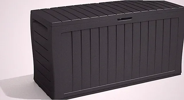 Robuste 270L Garten Aufbewahrungsbox - Allwetterfest und stilvolles Design