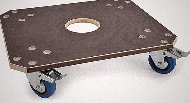 Rollbrett mit 450 kg Tragkraft | Profi Schwerlast-Transporthilfe | Möbelroller
