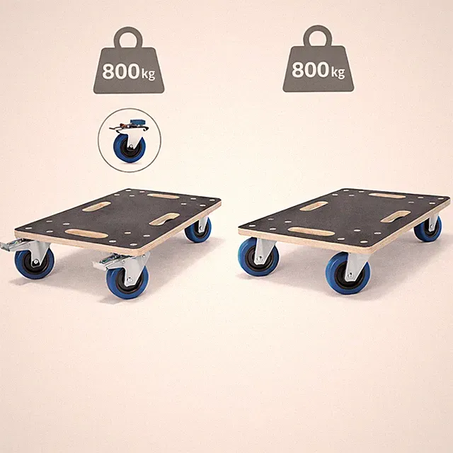 Rollbrett Möbelroller aus Multiplex bis 800 kg Transportroller Umzugsroller