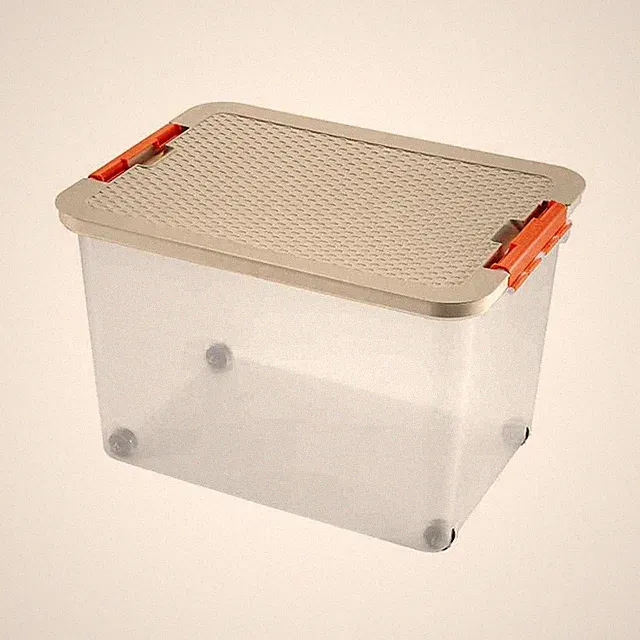 Rollerbox 45l 52x37x34cm + Deckel Box Boxen Aufbewahrung Möbel wohnen TOP