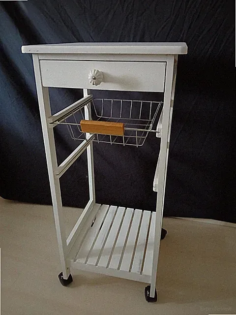 Rollwagen•Schrank•Regal•ShabbyChic•Vintage•LandhausStil•praktisch