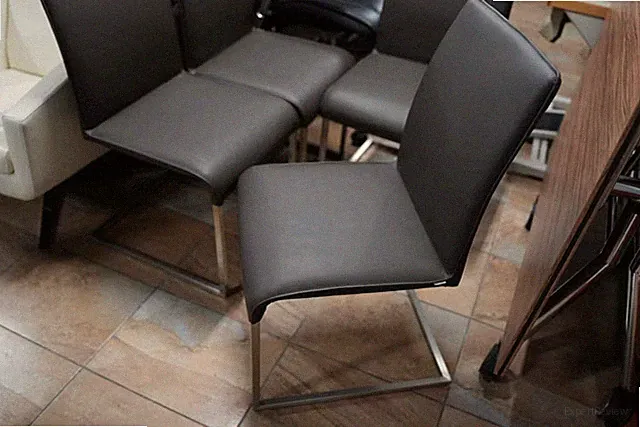 Ronald Schmitt Mika Freischwinger Esszimmer Stühle 4-er Set