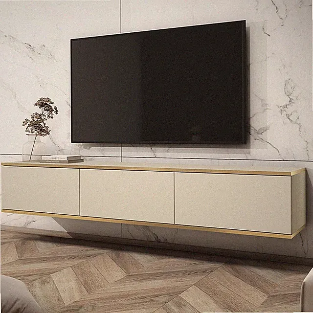 RTV-Tisch Tegosi TV-Lowboard Wohnzimmer Schrankwand Modern Fernsehtisch M24