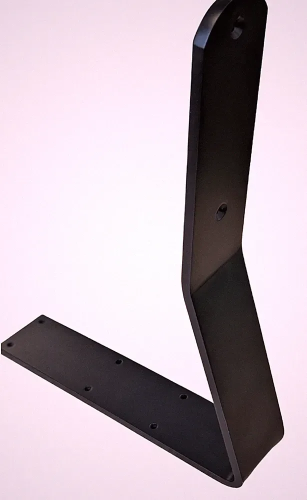 Rückenlehnenhalter schwarz Sitzbank Halterung Rückenlehne Lehnenhalter Edelstahl
