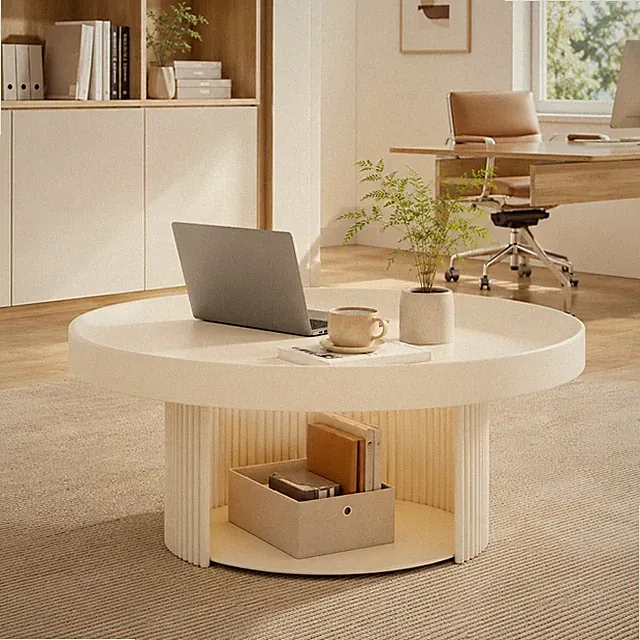 Runder Couchtisch Kleines Haus Typ Einfacher Milch Tee Couchtisch Büro Balkon