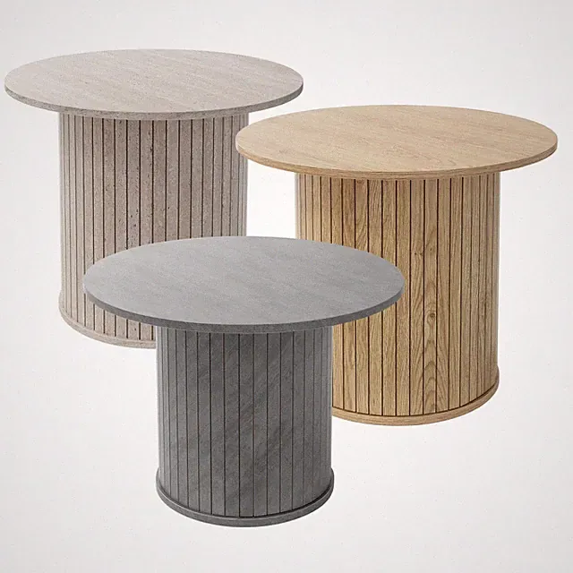 Runder Couchtisch Ø60 cm Moderner Look Wohnzimmertisch Beistelltisch Kaffeetisch