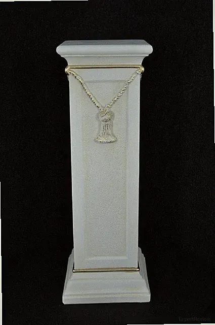 Säule Mäander Style Dekosäule 75 cm Griechische Säulen Barock Podest Handbemalt