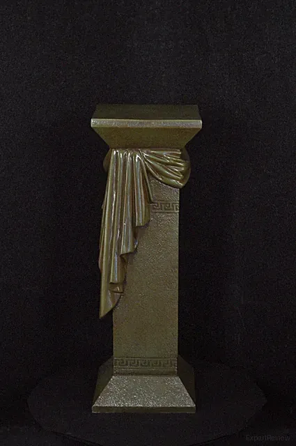 Säule Mäander Style Dekosäule 80cm Griechische Säulen Barock Podest Handbemalt
