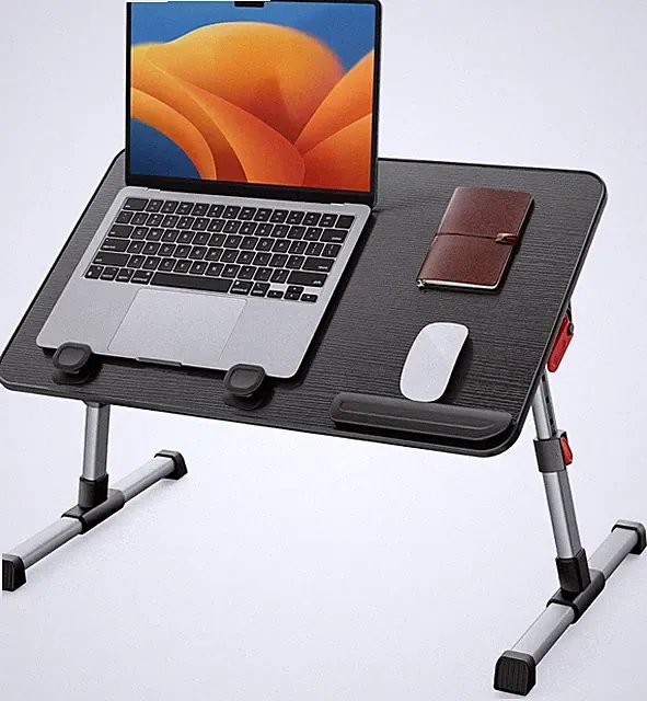 SAIJI Höhenverstellbarer Betttisch 4 Winkel 17 Zoll Laptop 6