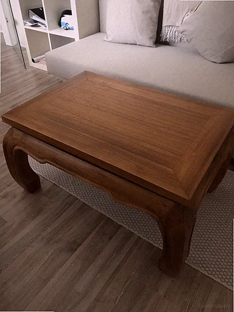 SAM NOK Couchtisch Teakholz
