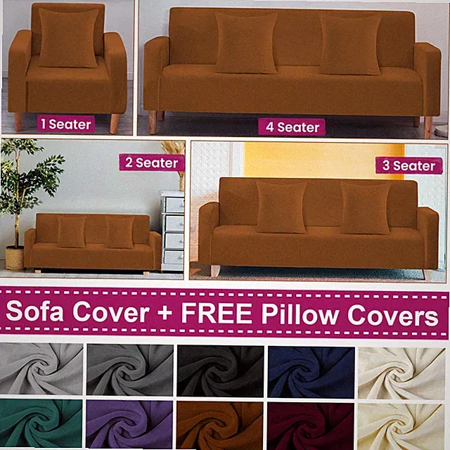 Samt Stretch Sofabezug Elastisch Sofa Schonbezug Schoner Kissenbezüge