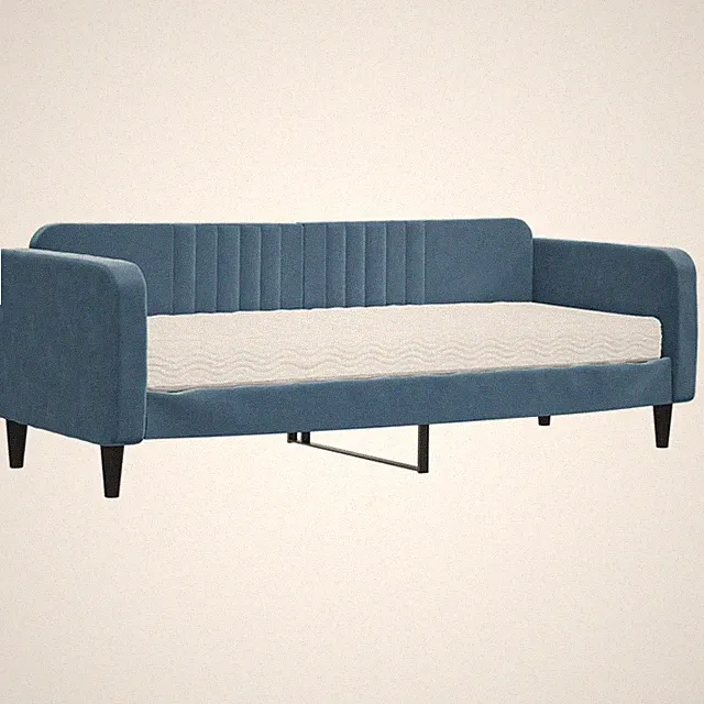 Samt Tagesbett Schlafsofa Bettgestell Sofa Bett Bettsofa Schlafcouch Daybett