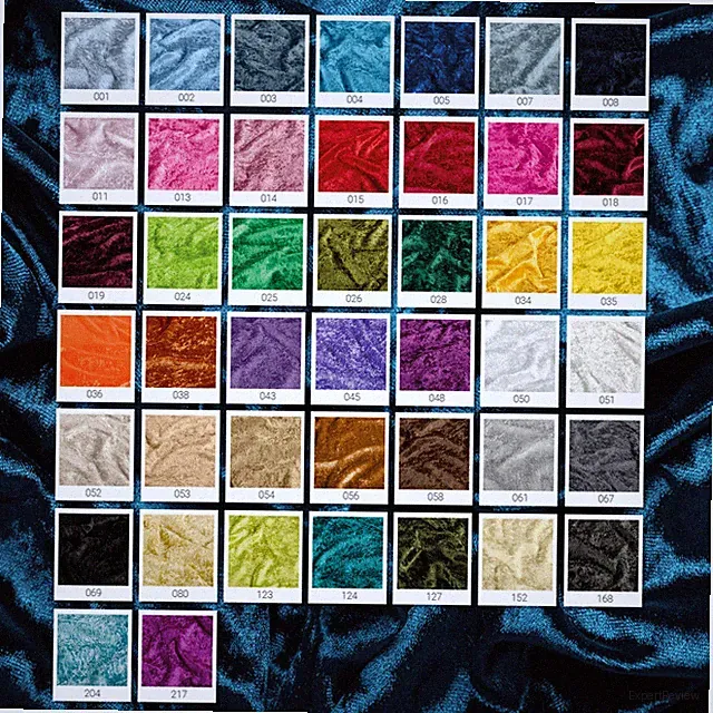 Samtstoff Meterware 0,5m x 140cm uni Stretch Velvet Stoff Dekostoff viele Farben