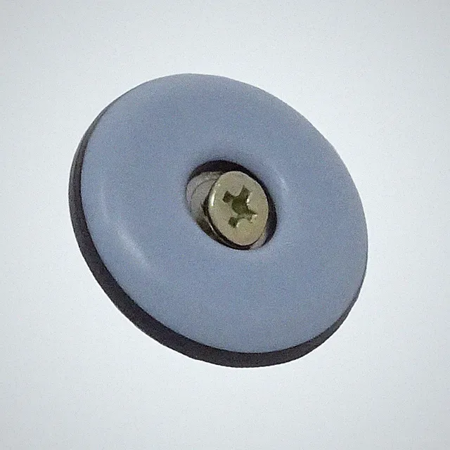 SBS® 200 Stück Teflongleiter zum Schrauben Ø 30mm inkl. Schraube Möbelgleiter