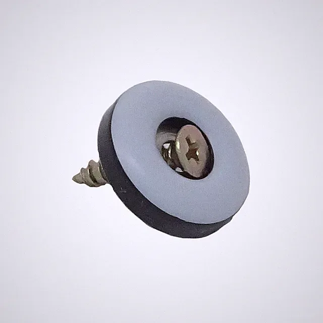 SBS® Teflongleiter zum Schrauben Ø 22mm inkl. Schraube 200 Stück Möbelgleiter