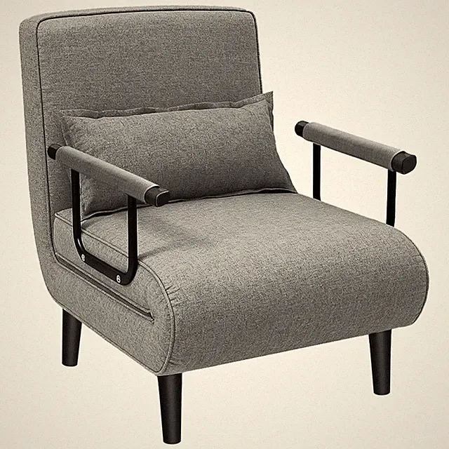 Schlafsessel klappbar Schlafsofa Einzelsessel Gästebett Sessel mit Bettfunktion
