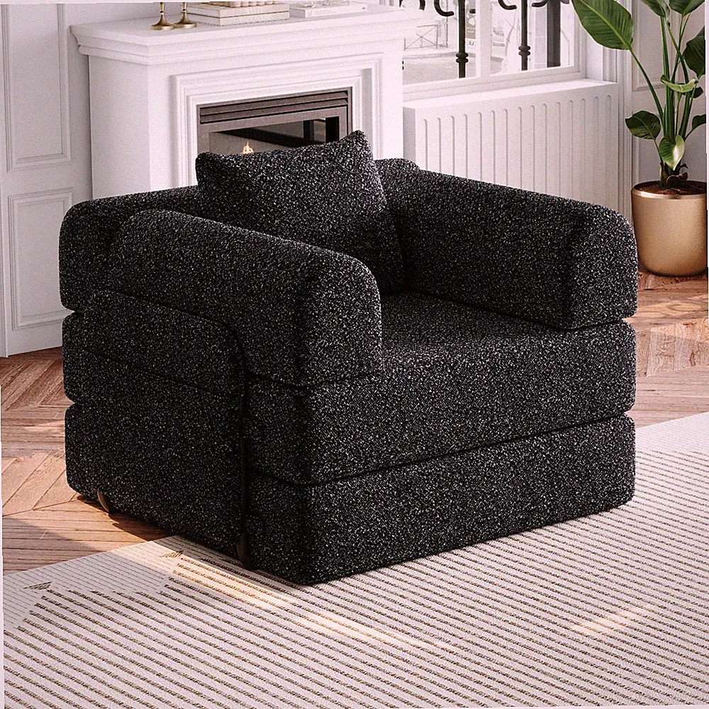 Schlafsessel Kleines Sofa 2 in 1 schlafsessel mit bettfunktion Schlafsofa Kissen