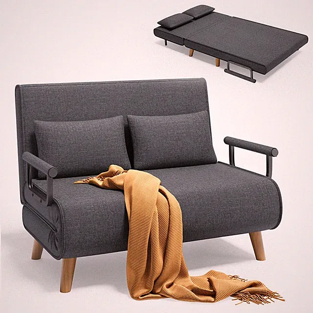 Schlafsofa 2-Sitzer mit Bettfunktion，Schlafsessel mit Bettfunktion，Relaxsessel