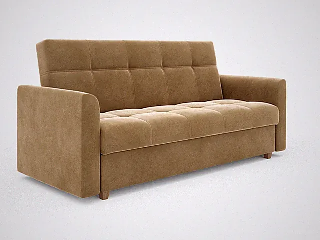 Schlafsofa 3 Sitzer Couchgarnitur mit Schlaffunktion LEN - Sofa mit Bettkasten