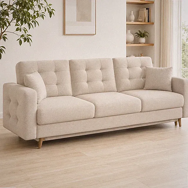 Schlafsofa Amy 233 cm 3-Sitzer mit Bettkasten DL-Funktion Liegefläche 133x196 23