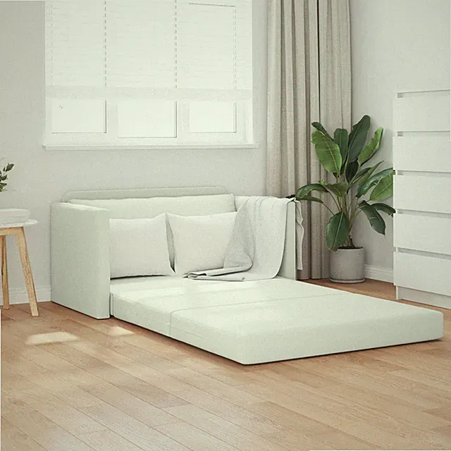 Schlafsofa Kunstleder Klappsofas Haus Sofa Modernes Boden Wohnzimmer vidaXL