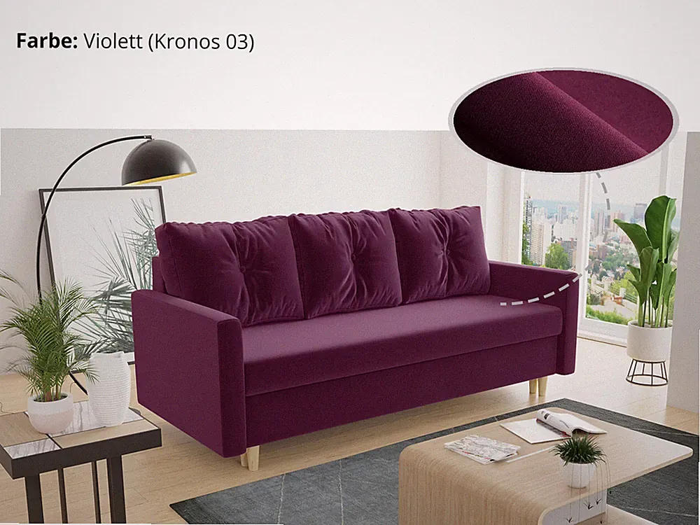 Violette Möbel