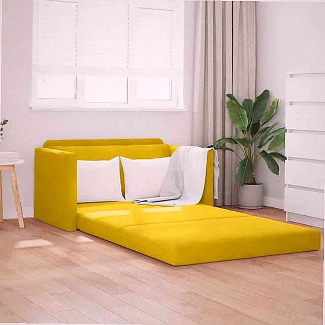 Schlafsofa Samt Moderner Wohnzimmer Möbel Umwandelbares Sofa Sitzmöbel vidaXL