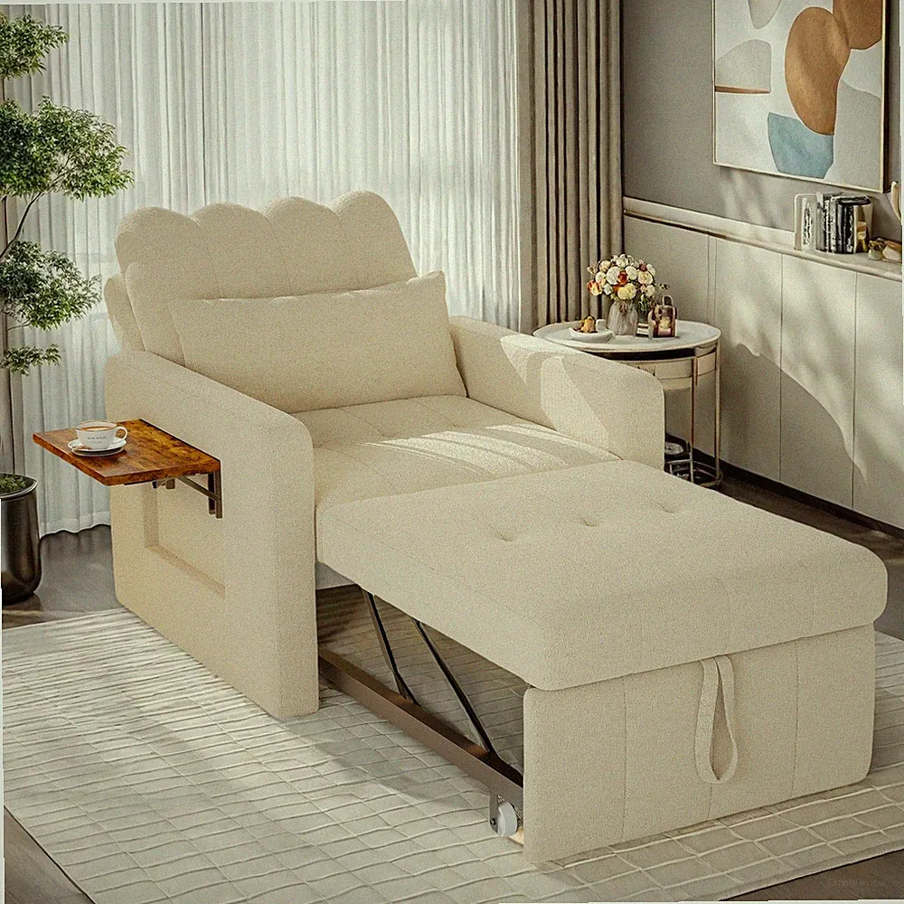 Schlafsofa Sitzer Sofa Couch mit Schlaffunktion, Tagesbett Klappsofa Sofabett