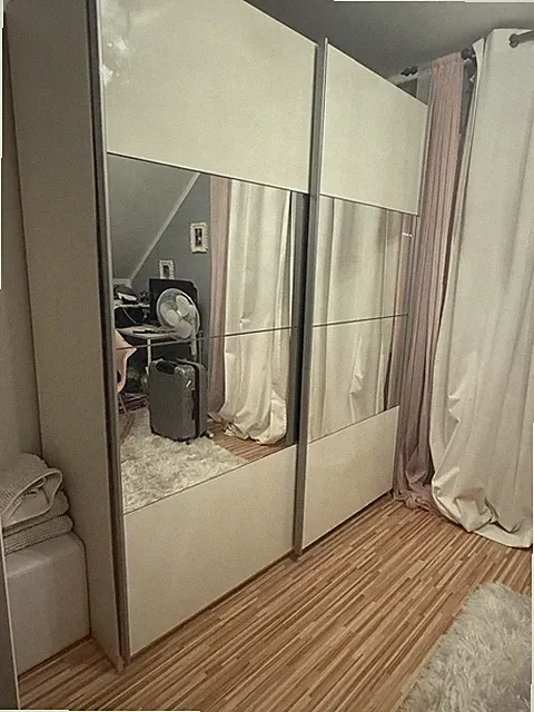 Schlafzimmer Komplettset mit Bett Matratze Schrank von OTTO Design in Weiß