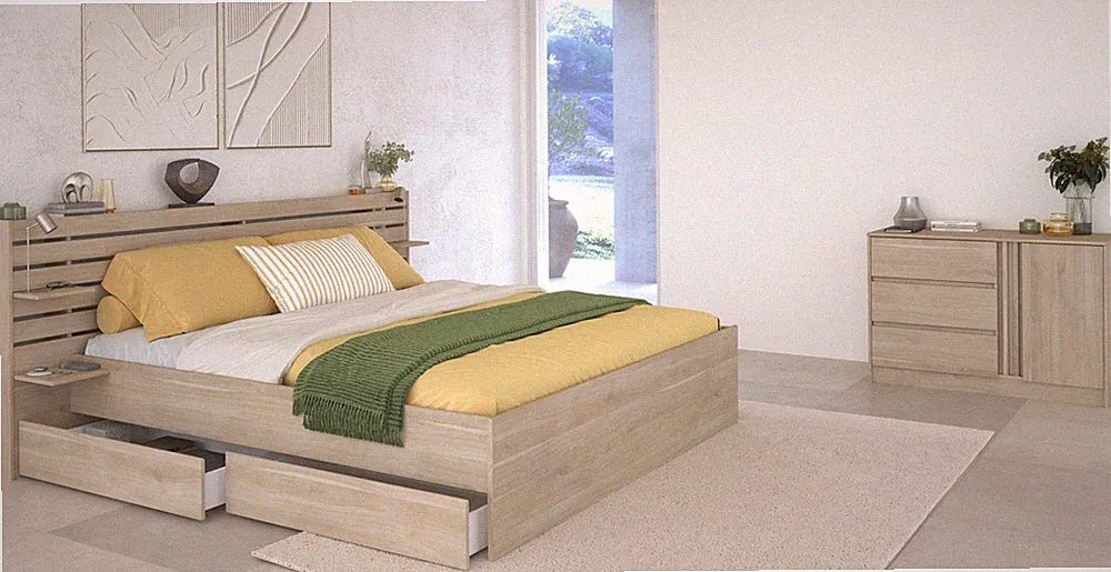 Schlafzimmer Set "Escale 26" Parisot Modernes Design Möbel Set
