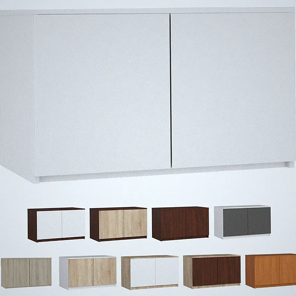 Schrankaufsatz für Kleiderschrank AKORD S90 90cm 2 Türen 2 Ebenen B90xH55xT51 cm