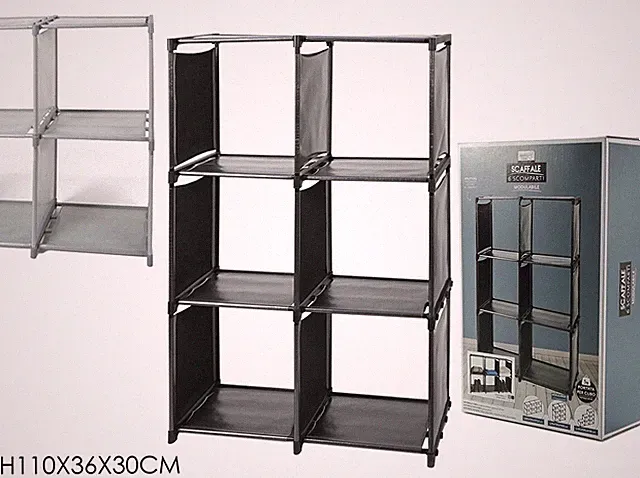 Schrankkommode Kleiderschrank Garderobe Kleiderbügel Aus Stahl TNT Stoff Regal