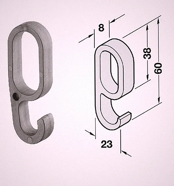 Schrankrohr chrom Kleiderstange verchromt Kleiderbügelstange Schrankstange oval