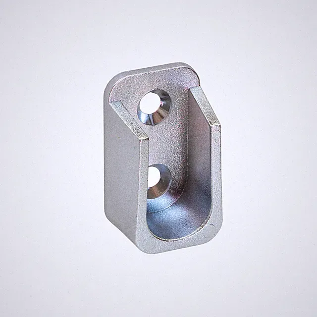 Schrankrohrlager chrom Kleiderstangenhalter oval zum Schrauben Wand 30x15 mm