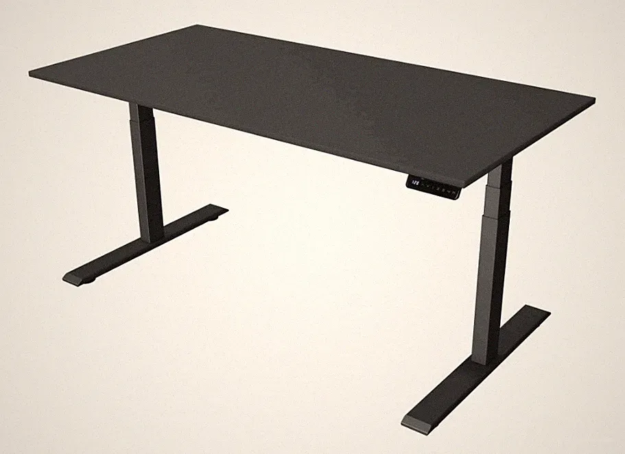 Schreibtisch 100x50 cm Schwarz Bürotisch Computertisch Arbeitstisch