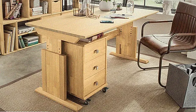 Schreibtisch 160cm Massivholz Buche Kernbuche geölt NEU OVP!!!
