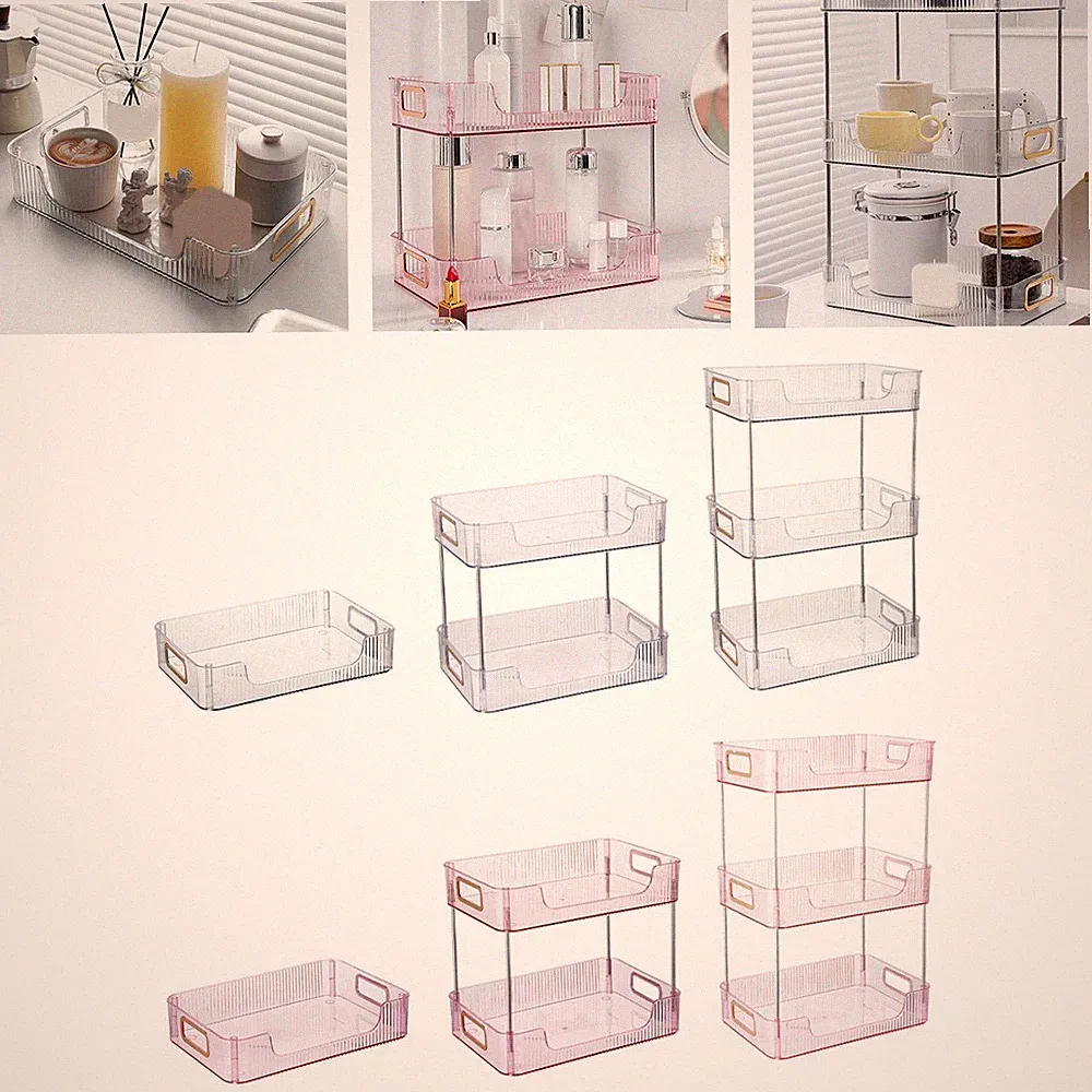 Schreibtisch-Aufbewahrungsbox, Ablage, Schreibtisch-Organizer für Kosmetik