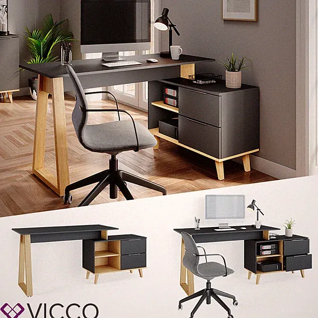 Schreibtisch Bürotisch Arbeitstisch Nautica ANT XL Ablage Basteltisch VICCO