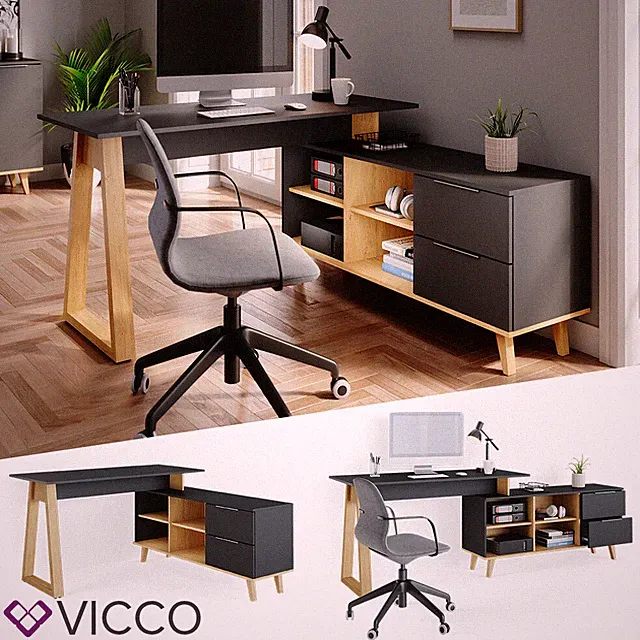 Schreibtisch Bürotisch Arbeitstisch Nautica ANT XXL Ablage Basteltisch VICCO