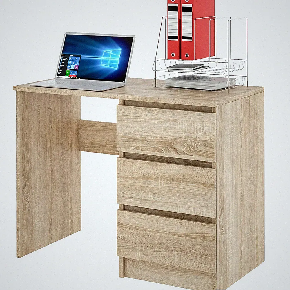 Schreibtisch Bürotisch Computertisch Laptoptisch Büromöbel Arbeitstisch Sonoma