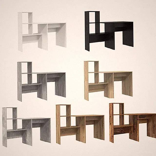 Schreibtisch Computertisch Arbeitstisch 131,5 x 50 x 106,5 cm Holzwerkstoff