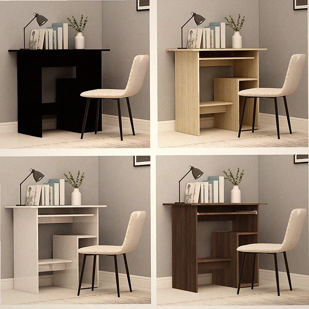 Schreibtisch Computertisch Bürotisch Arbeitstisch PC Computer Tisch 80x45x74cm