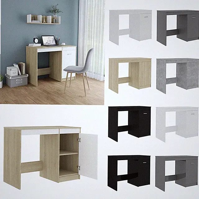 Schreibtisch Computertisch Bürotisch PC Tisch Arbeitstisch Esstisch 100x50x76cm